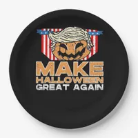 Trumpkin Halloween Vintage Political Funny Paper Plates