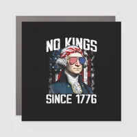No Kings In America Since 1776 Distressed USA Car Magnet