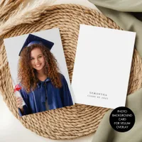 Photo Background for Vellum Grad Announcement