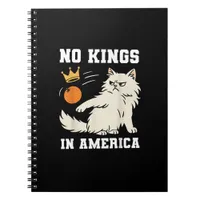 Funny No Kings in America Retro Classic Style Notebook