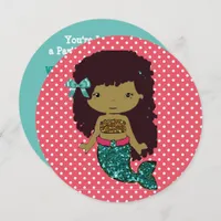 You're Invited to a Mermaid Party Invitation