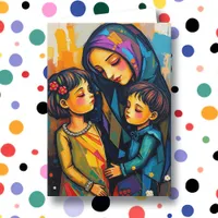 Sweet Mom, Daughter and Son | Mother's Day Card