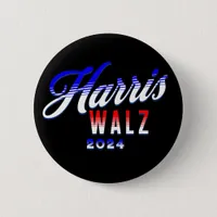 Harris and Walz Democrat POTUS 2024   Button