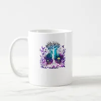 Fey Gothic Emo Goblincore Aesthetic  Forest Graphi Coffee Mug