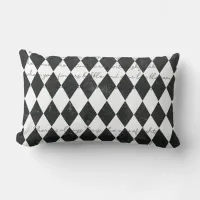 Paris Harlequin  Lumbar Throw Pillow