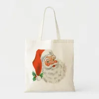 A retro Santa Tote Bag