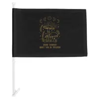 Goblincore Aesthetic Academia Cottagecore Mushroom Car Flag