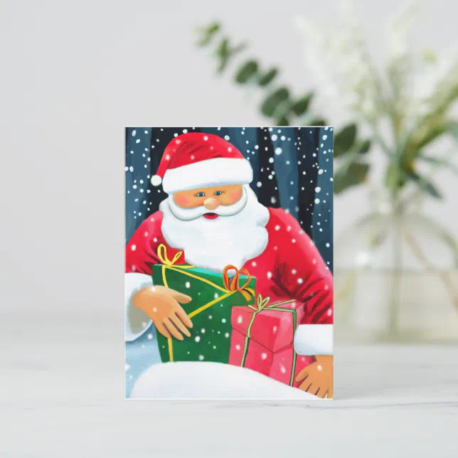 Merry Christmas - Santa Claus Postcard