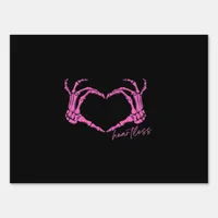 Heartless Skeleton Hands Classic Design Sign