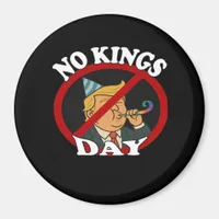 No Kings Day Vintage Classic Graphic Magnet