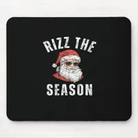 Rizz The Season Funny Santa Merry Rizzmas Rizzler  Mouse Pad