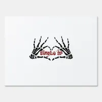 Af Skeleton Hands Heart Moody Aesthetic Sign