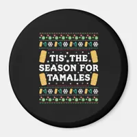 Tis Season For Tamales Funny Mexican Christmas Magnet