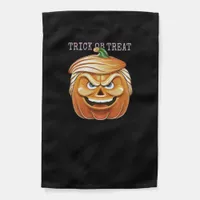 Pumpkin Donald, Funny Halloween Scary Classic Garden Flag