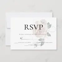 RSVP  | Watercolor Dusty Rose Pink 