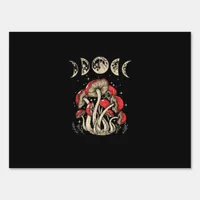 Cottagecore Mushrooms Academia Goblincore Aestheti Sign