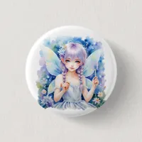 Pretty Pastel Fairy Button