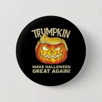 Trumpkin Make Halloween Great Again Men Funny Clas Button