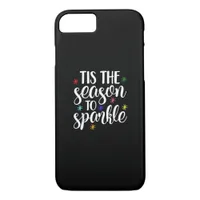 Tis Season To Sparkle Retro Classic iPhone 8/7 Case
