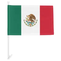Mexican Flag and American Flag