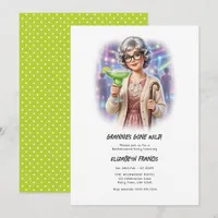 Grannies Gone Wild Funny Bachelorette Party Invitation