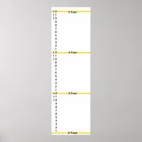 Growth Chart - lines, Feet, Inches