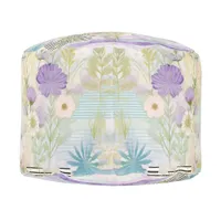 *~* 1 Round Pastel Floral Ethereal  Flowers Pouf
