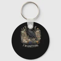 F-Caw-F I'm Knitting Creative Casual Keychain