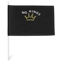 No Kings Classic Retro Cool Car Flag
