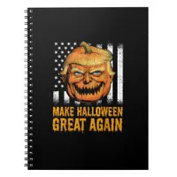 Funny Usa Trumpkin Make Halloween Great Again Notebook