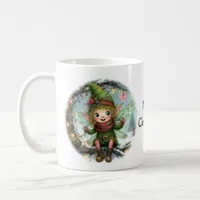 Whimsical Christmas Fairy Coffee Mug