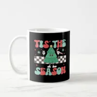 Tis Season Retro Womans Holiday Coffee Mug