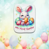 My First Easter for Girls | Baby Burp Cloth