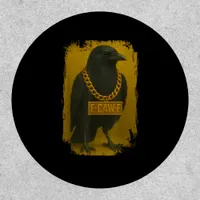 F-Caw-F Crow Funny Quote Raven Bird Adult Humor Patch