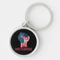 No Kings Anti Classic Retro Style Keychain