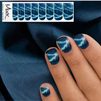 Tidal Vortex – Ocean Swirl Minx Nail Art