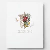 Elder Emo Funny Goth Older Gothic Cottagecore Gobl Plaque