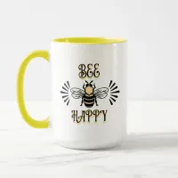 Bee Happy | Vintage Colors Honey Bee Mug