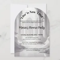 Funny Divorce Freedom Celebration Single Glam Invitation