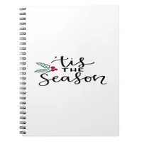 Tis The Season Retro Classic Design Notebook