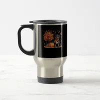 Black Labradoodle It’s Fall Y’all Pumpkin Autumn Travel Mug