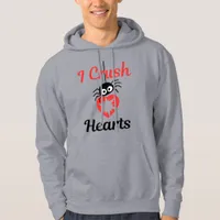 Valentine's I Crush Hearts cute spider | Hoodie