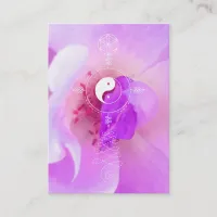 *~*  Pink Fuchia Lavender Violet Rose Floral Business Card