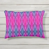 Pillow -  Kaleidoscopic Pattern in Pink and BIue