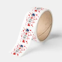 Cute Valentine Billy Goat  Square Sticker