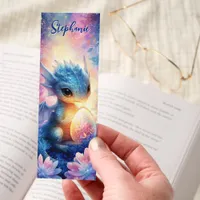 Baby Dragon Egg Fantasy Magical Personalized Bookmarks
