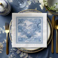 Porcelain-Inspired Chinoiserie Wedding ID1094 Paper Dinner Napkins