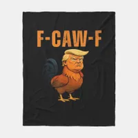 Rooster F-Caw-F Anti Classic Fleece Blanket