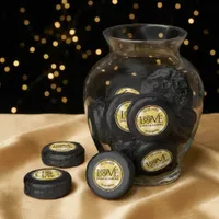 Elegant 50th Golden Wedding Anniversary Dipped Oreo Cookie Favors