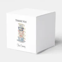 Time for Tea Bridal Shower Favor Boxes